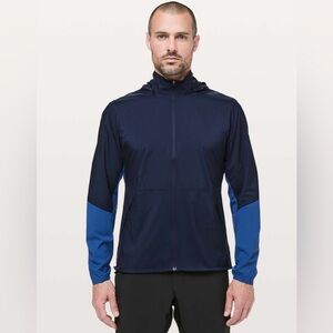 Lululemon Active Jacket Men’s Windbreaker Run True Navy Dark Royal